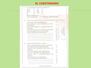 EL CUESTIONARIO
 