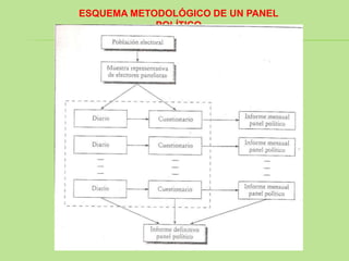 ESQUEMA METODOLÓGICO DE UN PANEL
            POLÍTICO
 