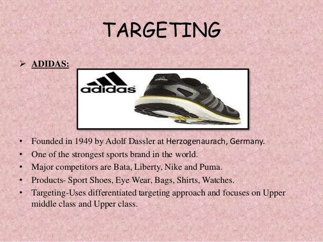 adidas targeting strategy