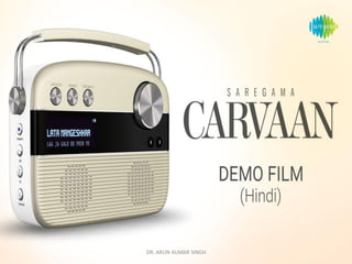 DR. ARUN KUMAR SINGH
 