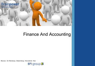 Finance And Accounting 