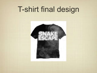 T-shirt final design
 