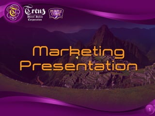 Marketing presentation