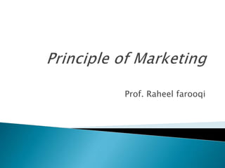 Prof. Raheel farooqi
 