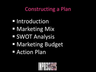 ConclusionThe who what when how Where & whyMarketing Overview