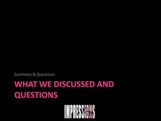  Your human resources 