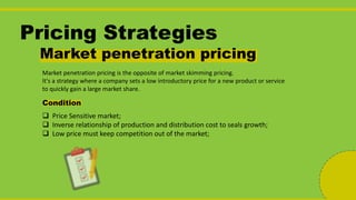 Comprehensive Marketing Presentation on Pricing Strategies and Product ...