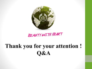 Thank you for your attention !
Q&A
 