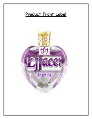 Product Front Label
Jasmine
 