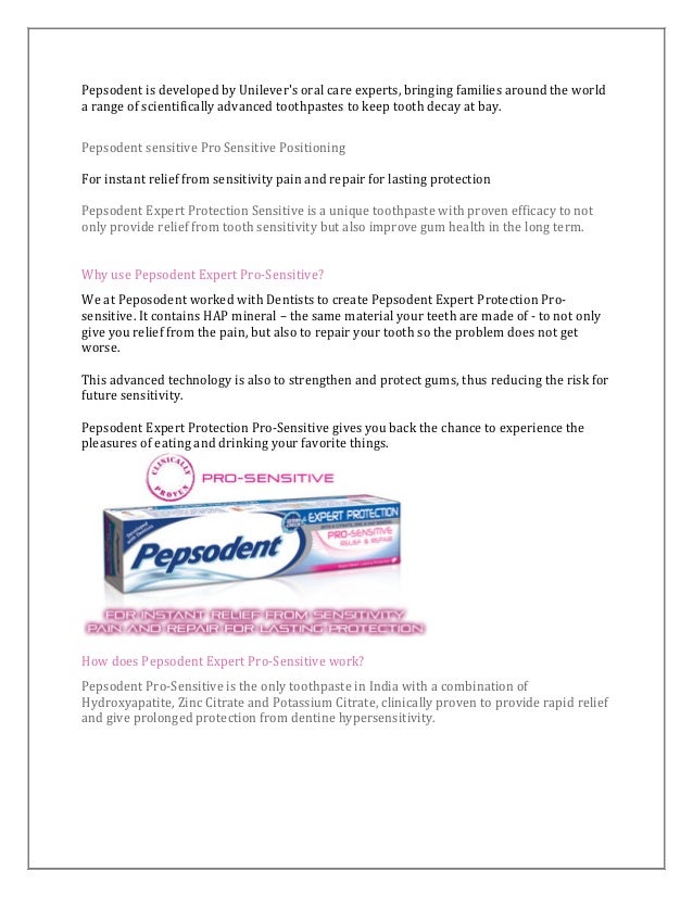 Marketing project toothpaste industry