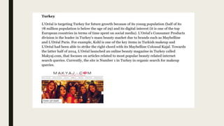 Marketing project for l'oreal