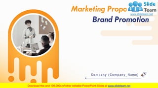 Marketing Proposal for
Brand Promotion
Co mp an y ( Co mp an y_Name)
 