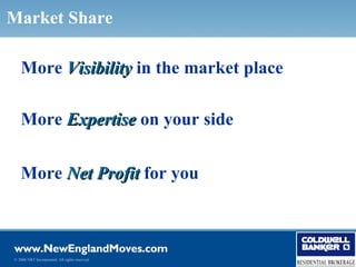 Market Share

   More Visibility in the market place

   More Expertise on your side


   More Net Profit for you



© 2006 NRT Incorporated. All rights reserved.
 
