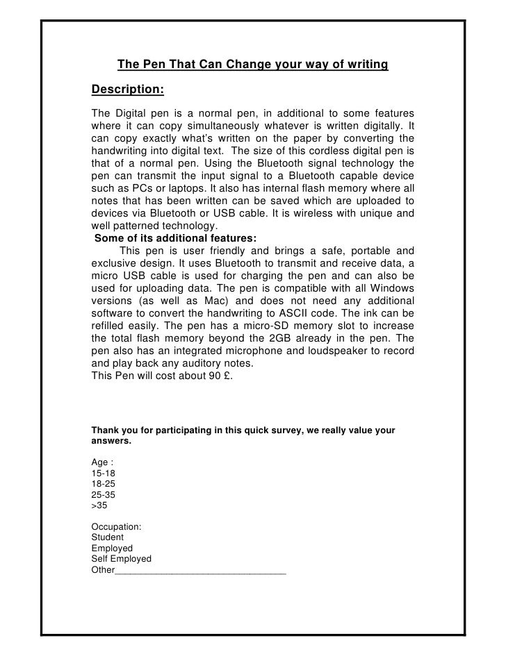questionnaire marketing