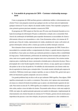 Marketing de Relacionamento