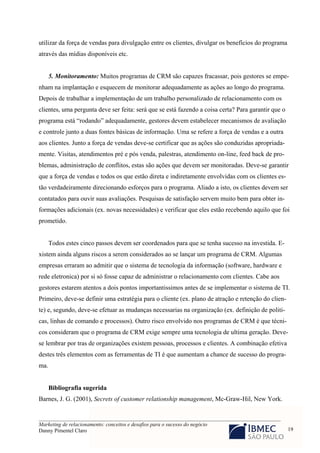 Marketing de Relacionamento