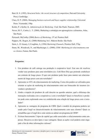 Marketing de Relacionamento