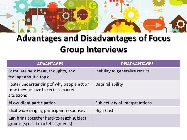 Group Interviews Advantages 19