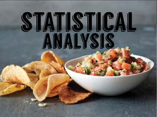 statistical
analysis

 
