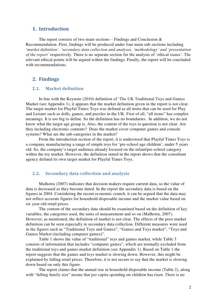 Introduction of marketing essay