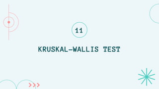 KRUSKAL-WALLIS TEST
11
 