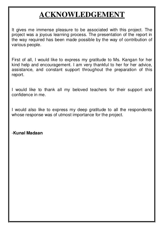 project report on nike brand