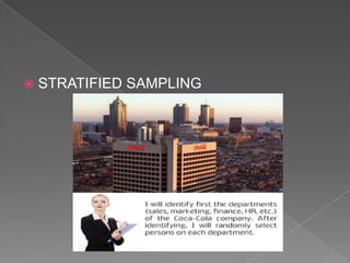 

STRATIFIED SAMPLING

 