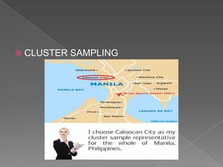 

CLUSTER SAMPLING

 