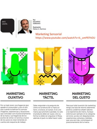 Marketing Sensorial
https://www.youtube.com/watch?v=IL_amPEFhOU
 