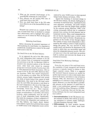 Marketing smallhotelsonwww