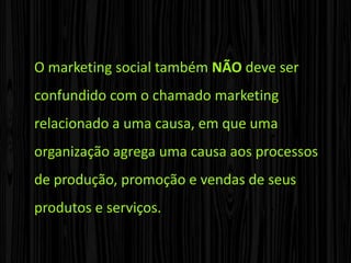 Marketing Relacionado a CausasDeve ser entendido como uma ferramenta de marketing e posicionamento que associa uma empresa ou marca a uma questão ou causa social relevante , com benefício para toda a sociedade e para elas próprias.
