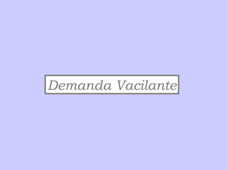 Demanda Vacilante 