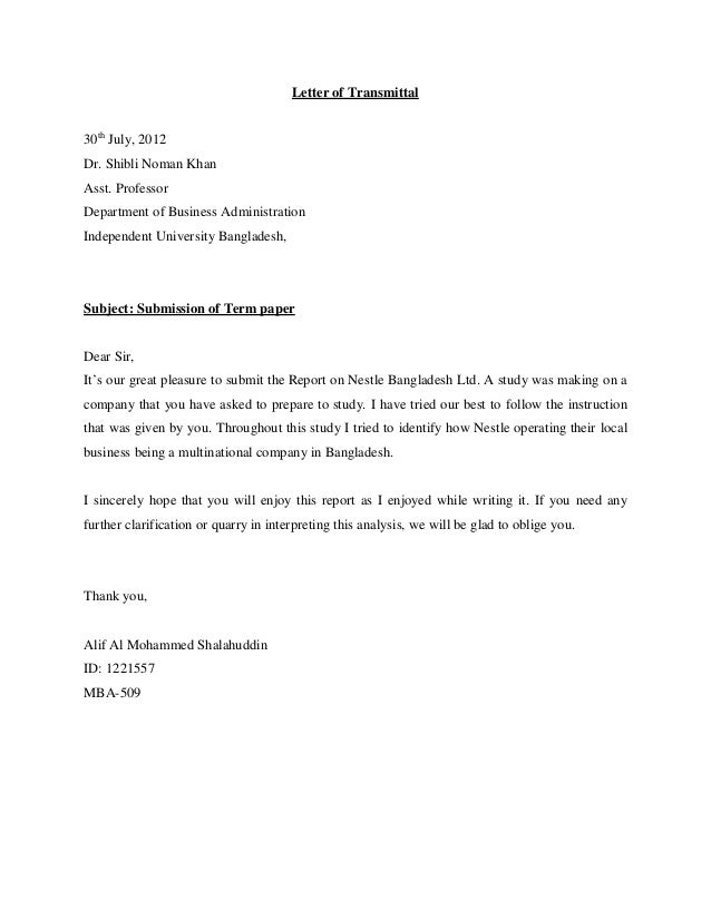 application letter bd