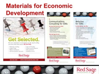 Materials for Economic
Development
 