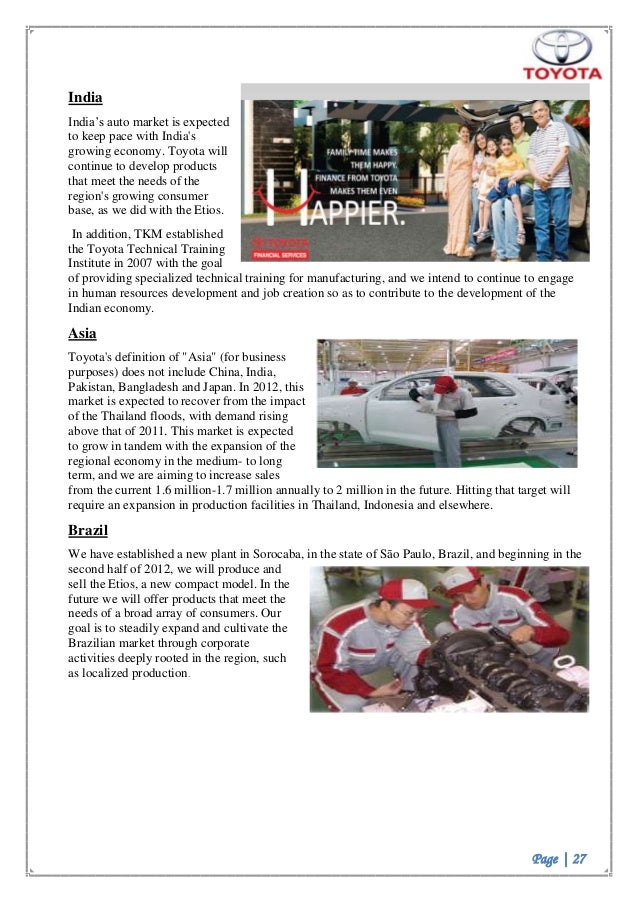 toyota ersus approach and also attempt essay toyota vertisements system plus endeavours essay