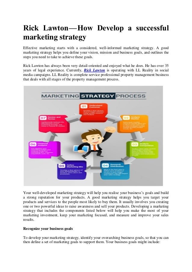 rick lawton method of developing a marketing strategy what does detail oriented mean
