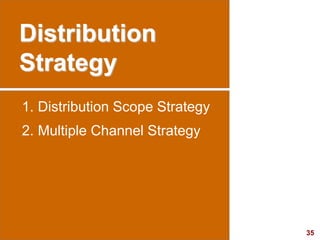 35
visit: www.studyMarketing.org
Distribution
Strategy
1. Distribution Scope Strategy
2. Multiple Channel Strategy
 