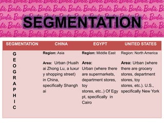 SEGMENTATION