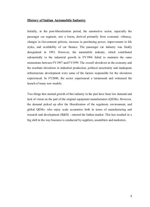 automotive industry research essay automotive industry research essay