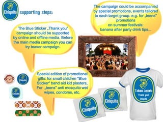 Marketing strategy proposal for Chiquita brand 2013