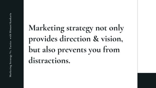 Marketing Strategy Vs. Tactics - Identifying the Significance | PDF