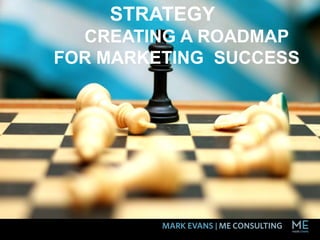 STRATEGY
CREATING A ROADMAP
FOR MARKETING SUCCESS
 