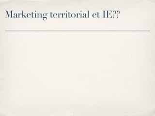 Marketing Territorial