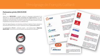 Témoignage de François Gaillard 
 