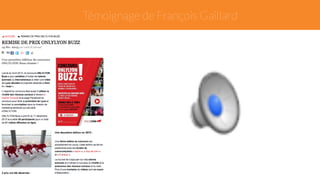 Témoignage de François Gaillard 
 