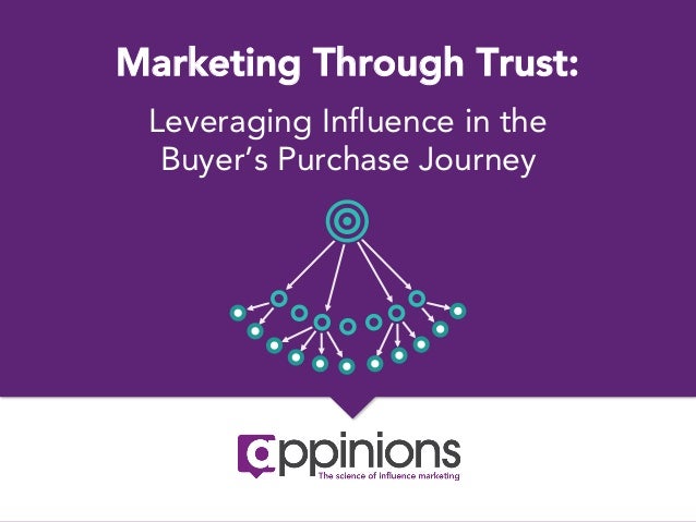 Marketing Through marketing through trust Marketing Through marketing through trust