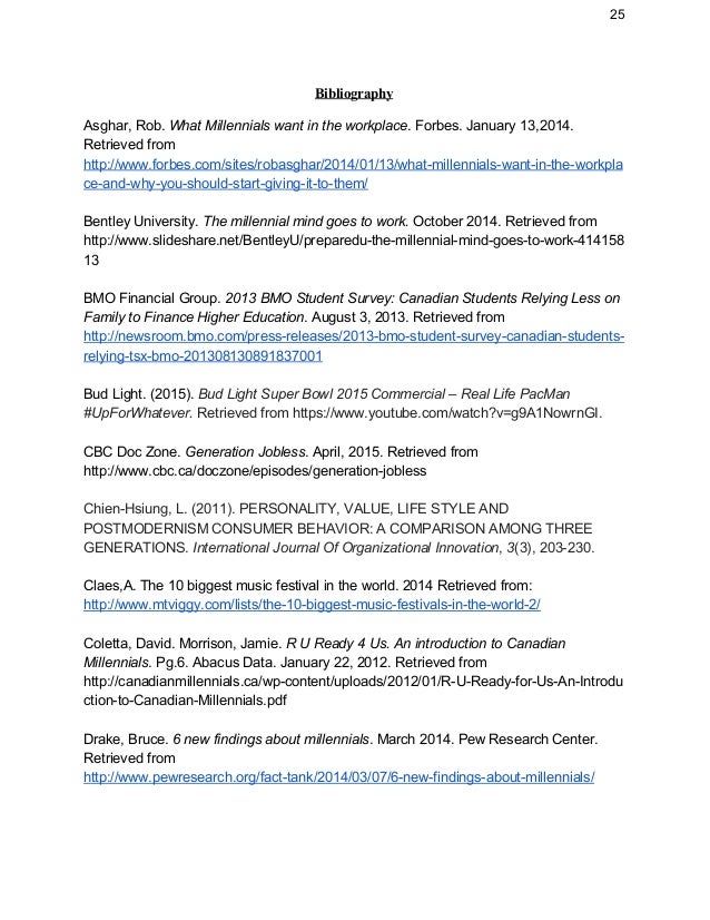 Pew research on millennials picture