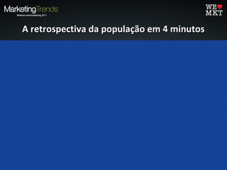 A retrospectiva da população em 4 minutosA retrospectiva da população em 4 minutos
 
