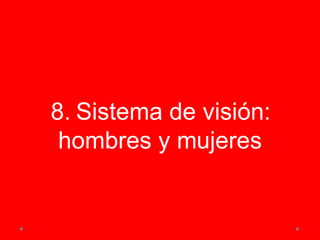 8. Sistema de visión:
hombres y mujeres
 