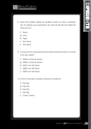 UNIDADE IV 127
            - TENDÊNCIAS DE MARKETING   127
 